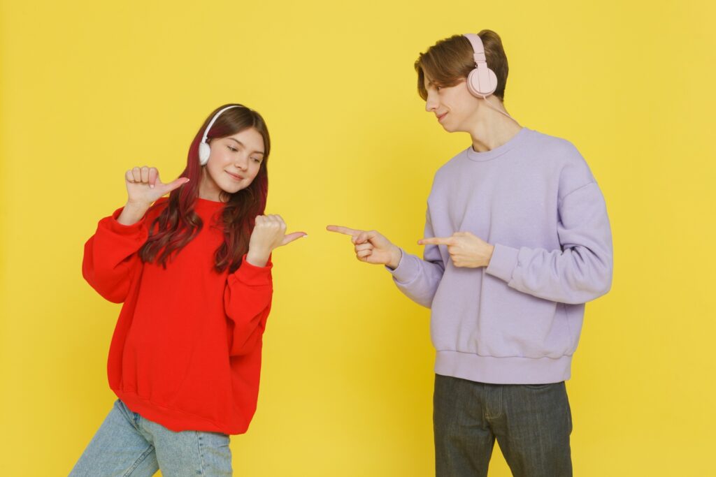 落ち着きがない
中学生
